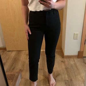 J. Crew High Rise Black Pants